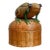 Vintage Shanghai Weave Frog Basket For Sale