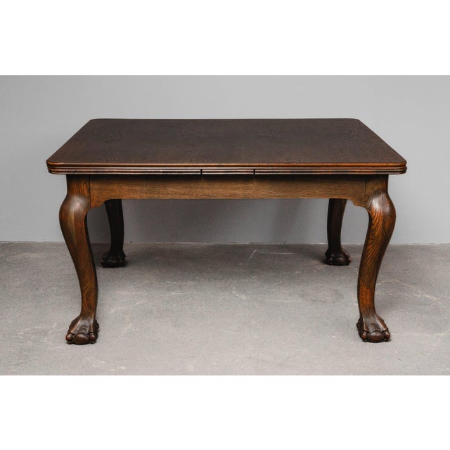 Extendable Dining Table in Oak For Sale - Image 6 of 18