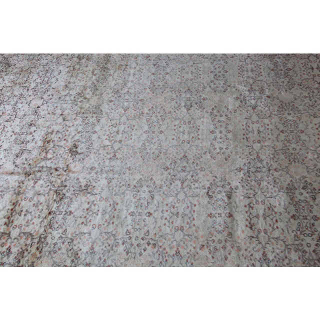 1950s Vintage Turkish Floral Rug -8' 7'' X 11' 10'' For Sale - Image 14 of 14