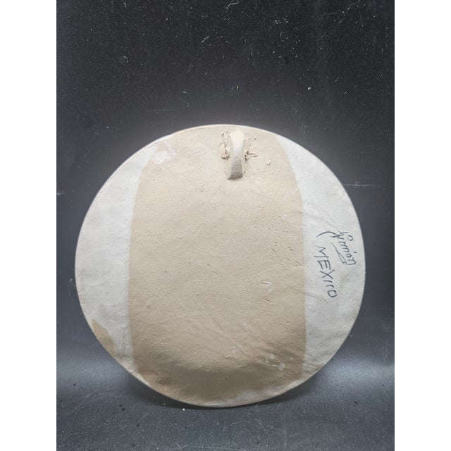 Mexican Vintage Mexican Tonala Pottery Plate For Sale - Image 3 of 3