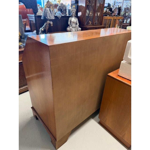 Vintage Walnut Secretaire, 2000s For Sale - Image 4 of 8