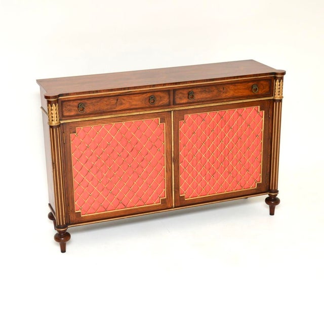 Regency Grill Front Sideboard, 1930s For Sale - Image 13 of 13
