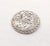 Vintage Signed Napier Round Rhodium Plated Openwork Coat of Arms Brooch For Sale In Philadelphia - Image 6 of 7