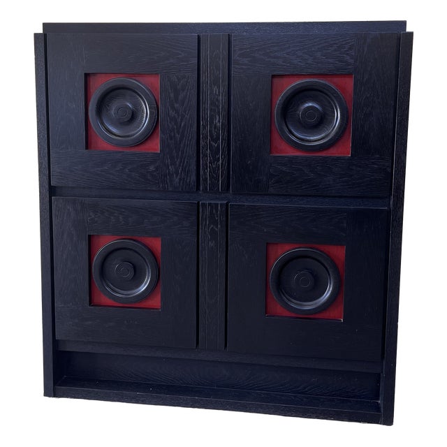 Vintage Brutalist Cabinet, 1970s For Sale