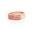 Contemporary Roshe Jewels 2.50ct Natural Round Cut Red Sapphire Rose Gold Band Ring, Usa, Size 7 For Sale - Image 3 of 5