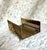 Vintage Gold Tone Filigree Metal Tissue Box For Sale - Image 6 of 7