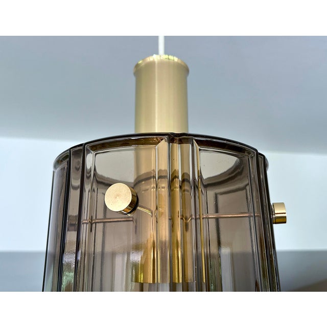 Vintage Pendant Lights in Glass from Glashütte Limburg, 1970s, Set of 2 For Sale - Image 16 of 18