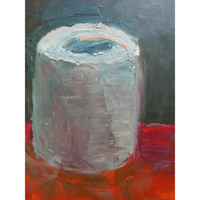 This painting is a playful geometric interpretation of something that was so sought after a few years ago. Funny and...