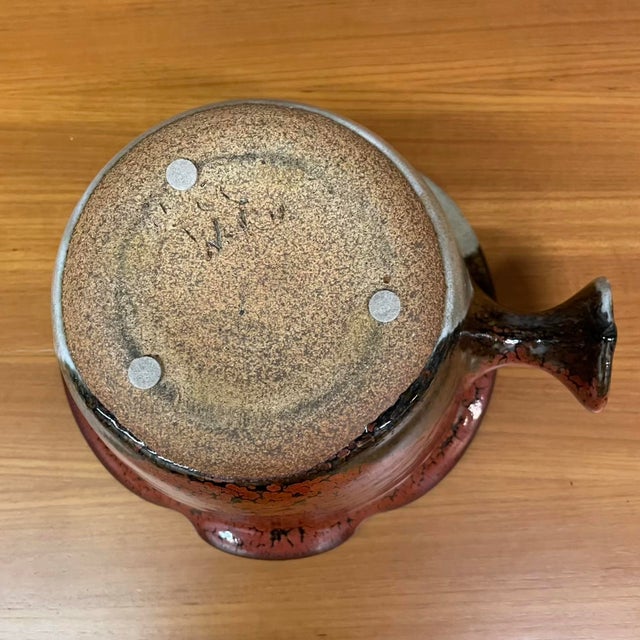 Studio Pottery Mixing & Serving Bowl With Handle For Sale - Image 18 of 18