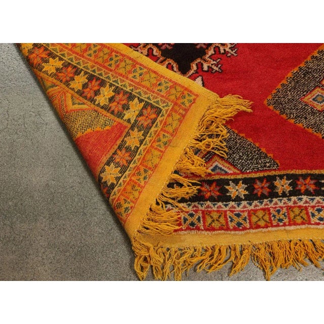 Vintage Tribal African Rug, Morocco 1960s For Sale - Image 9 of 10