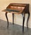 Wood Antique Chippendale Style Walnut Drop Front Secretary Ladies Writing Desk For Sale - Image 7 of 18