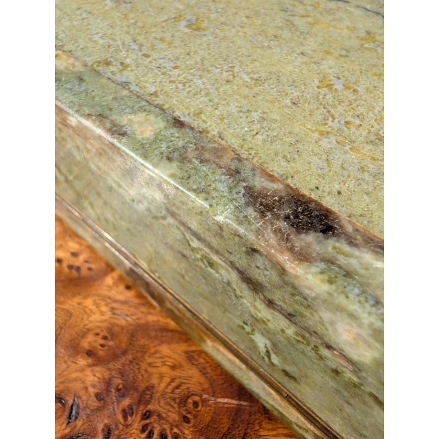Antique Italian Green Marble Trinket Box from Henry Griffith & Sons, 1890s For Sale - Image 14 of 15