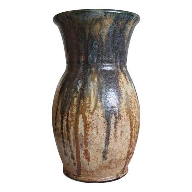 Baluster Vase in Stoneware by Maurice Pitot, 1950s For Sale