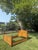 British Colonial Style Faux Bamboo and Rattan Queen Bed in Tortoise Finish For Sale In New York - Image 6 of 12