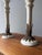 Alabaster Table Lamps with Opaline Glass Globes, 1970s, Set of 2 For Sale - Image 10 of 13