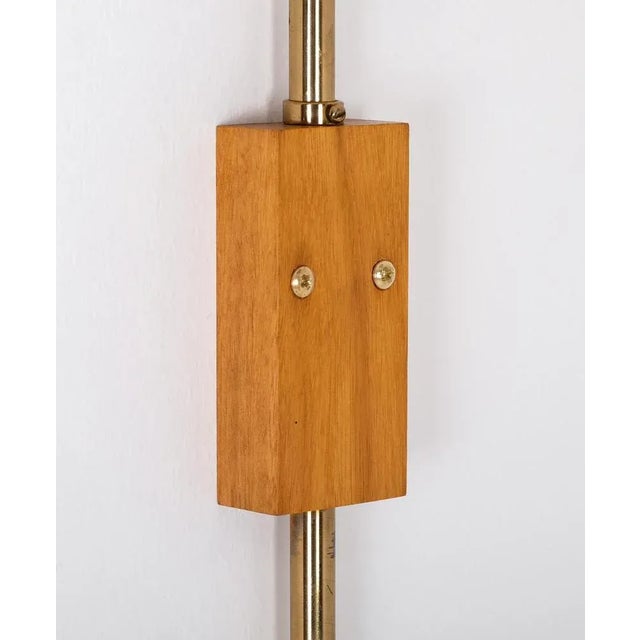 Brass Wall Lamp attributed to Bergboms, Sweden, 1960s For Sale - Image 9 of 10
