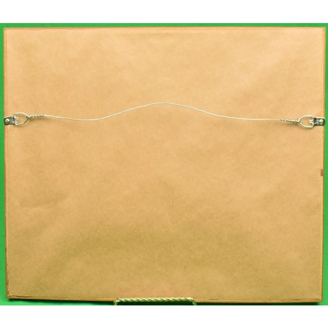 Art Sz: 7 1/2" x 9 1/4" Frame Sz: 13 1/4" x 15 1/2" Hand-signed by the artist LR Paul Desmond Brown 1893-1958, is widely...