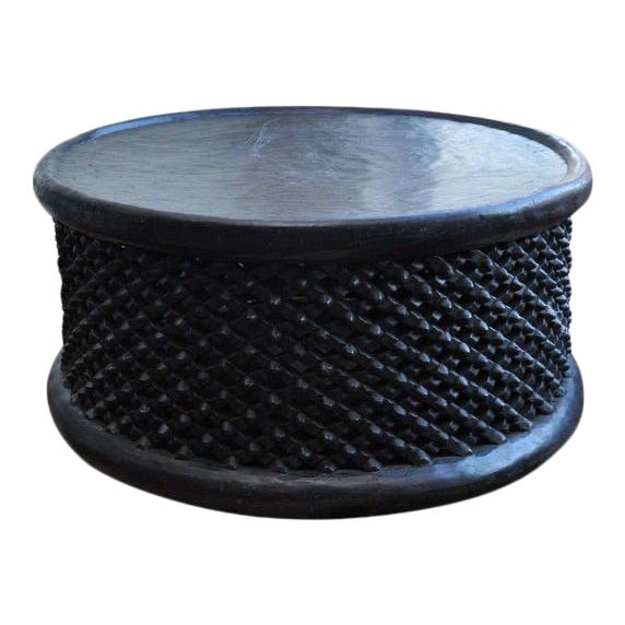 Traditional Bamileke Coffee Table or End Table For Sale