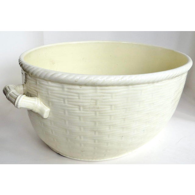 Art Nouveau Late 19th Century French Porcelain Large Size Window Planter Circa 1890 For Sale - Image 3 of 11
