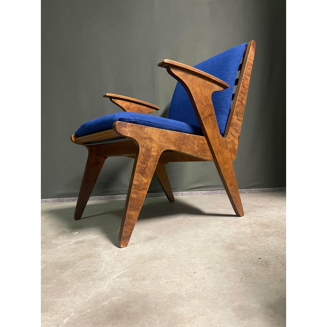 1950s Lounge Chair by Wim Van Gelderen for Spectrum, 1950s For Sale - Image 5 of 8