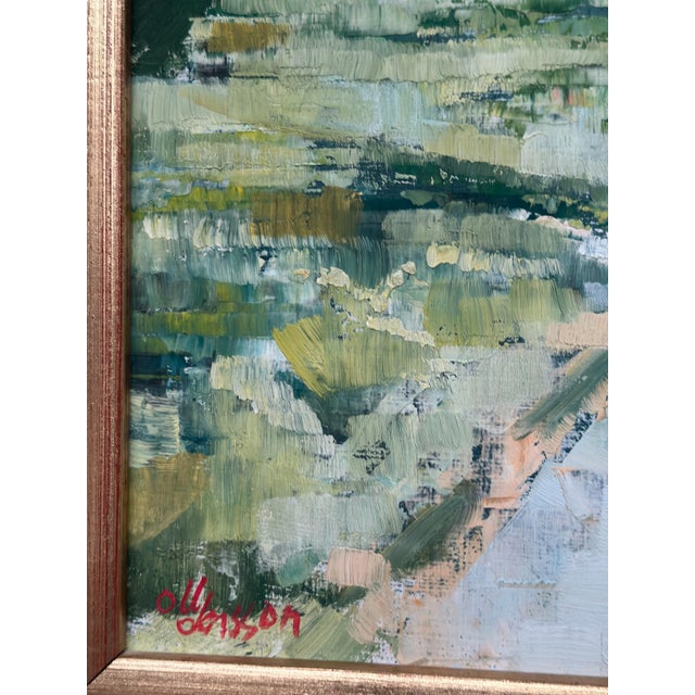 Olle Larsson, Path, 1960s, Oil on Panel, Framed For Sale - Image 13 of 18