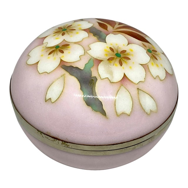 C. 1950 Ando Japanese Cloisonne Jewelry Box Chairish