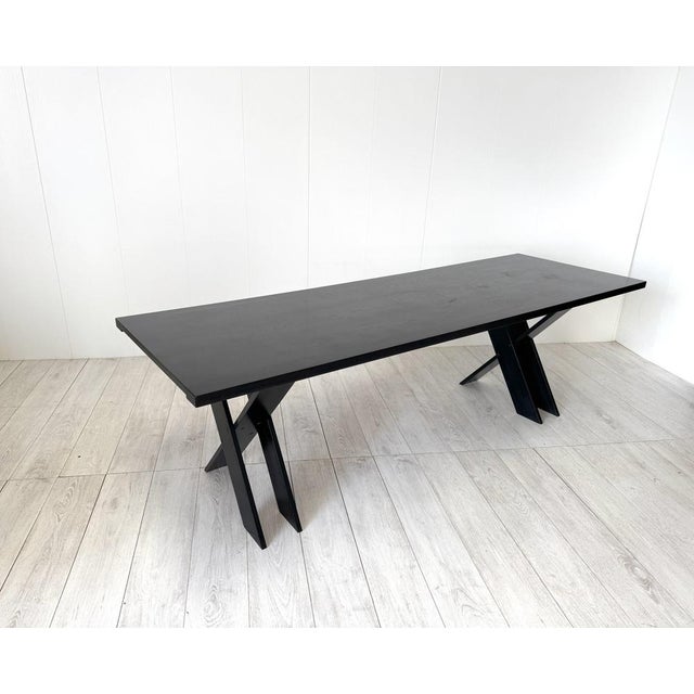 Black Mod. Tl58 Dining Table by Marco Zanuso for Poggi, 1974 For Sale - Image 8 of 13