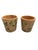 A Pair of Vintage Hand-Painted Ivy Teak Wood Cache Pots For Sale In West Palm - Image 6 of 12