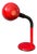 Mid-Century Space Age Flexible Red Table Lamp For Sale