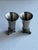 Pair of Pewter Bear Head Stirrup Cups. A wonderful holiday gift.