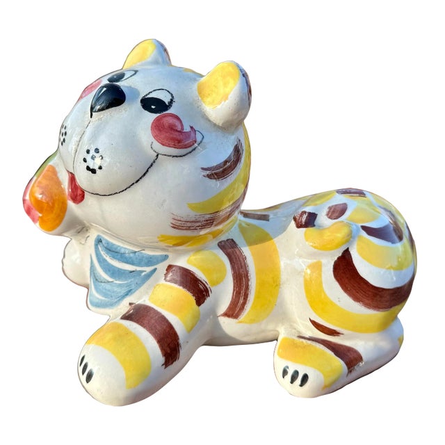 Vintage Italian Cat Piggy Bank Chairish