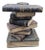Vintage Regency Style Faux Stacked Book Side Table For Sale
