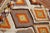 Orange Vintage Geometric Orange Turkish Kilim - 3'3" x 5'1" For Sale - Image 8 of 9