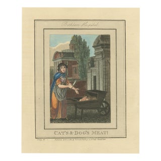 Cats and Dogs Meat, Bethlem Hospital, Cries of London, 1804 For Sale