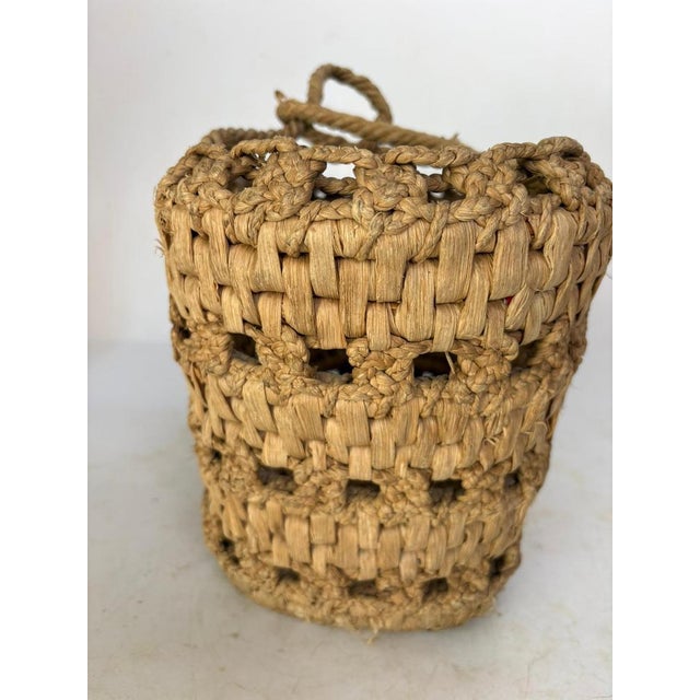 Gold Rope Basket, Saint-Tropez, France, 1970 For Sale - Image 8 of 15