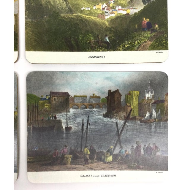 Plastic Vintage Melamine Whitecliff Placemats Ireland For Sale - Image 7 of 12