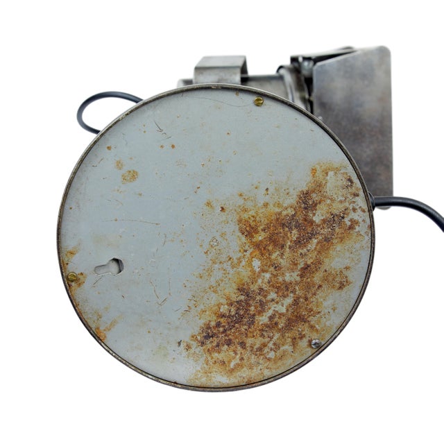 Metal Mid-Century Adjustable Industrial Desk Lamp, 1950s For Sale - Image 7 of 8