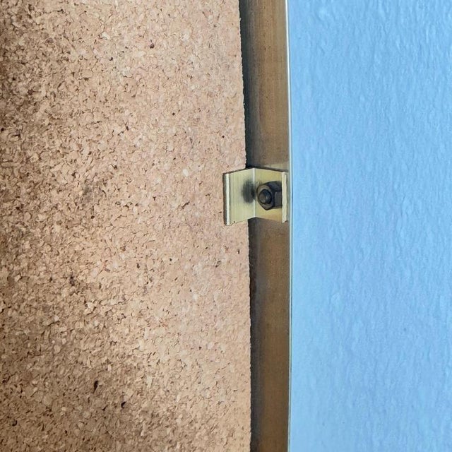 Brass and Glass Mirror attributed to Gio Ponti / E. Müller Glas, 1950s For Sale - Image 18 of 18