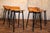 Mid-Century Modern Set of Six Mid-Century Modern Oak & Steel Bar Stools, 1960s For Sale - Image 3 of 18