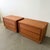 Camel 1980s Postmodern Nightstands in Caramel Burl Veneer – Pair For Sale - Image 8 of 10