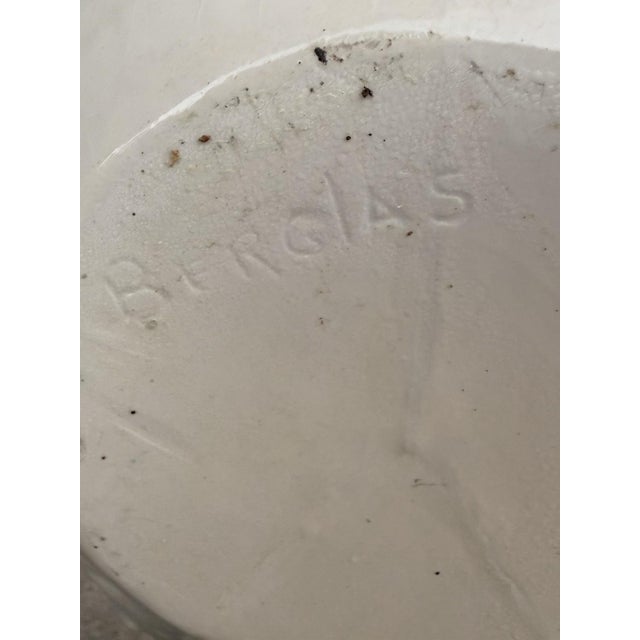 Pair Vintage Ceramic Roaring Tiger Bear Head Planters MCM Hollywood Regency For Sale In Los Angeles - Image 6 of 15