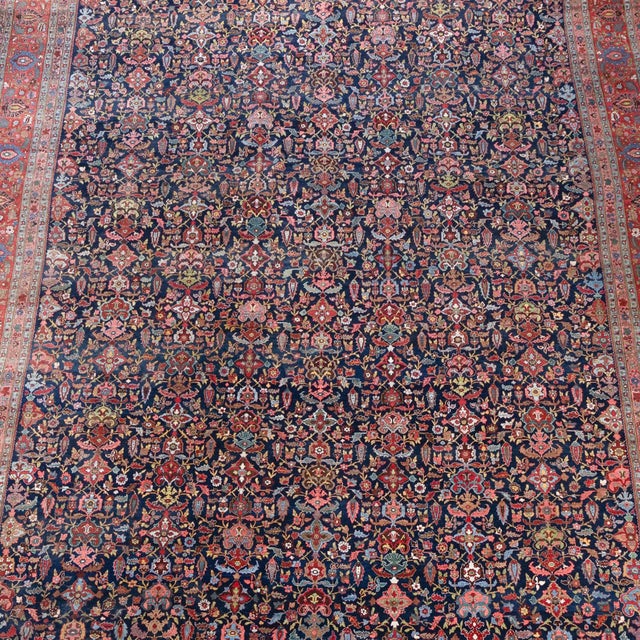 Antique Middle Eastern Mashad Rug, 1890s For Sale - Image 3 of 9