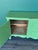 Late 20th French Style Green Lacquered Console Cabinet For Sale - Image 12 of 15