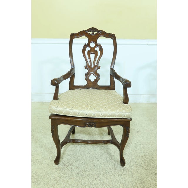 Approx: 75 Years Old Original Intentional Distressing Nice Carved Details High Quality Construction Stretcher Base Frames...
