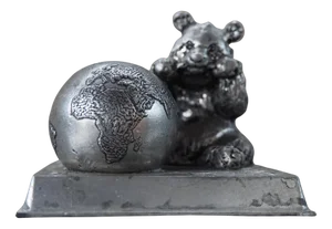 Mid-Century Steel Paperweight, Europe, 1970s