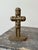 Vintage Tramp Art Puzzle Gilt Cross, Circa Mid 20th Century For Sale - Image 12 of 12