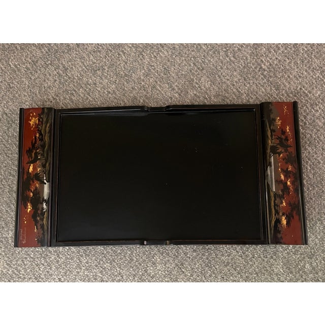 Vintage Lacquer Tray From Vietnam For Sale - Image 13 of 13