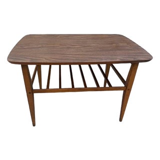 1964 Lane Altavista Mid-Century Modern Walnut Side Table – Flawless Top For Sale