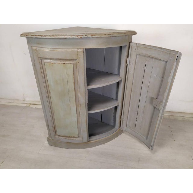 Vintage Grey Buffet in Wood For Sale - Image 6 of 18