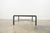 Metal Vintage 1980s Giacometti Style Forged Aluminum/Faux Verdigris Square Glass Coffee Table For Sale - Image 7 of 11